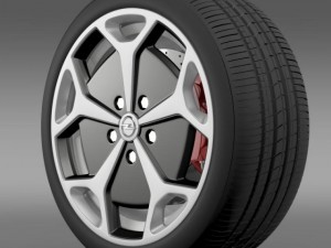 opel ampera wheel 3D Модель