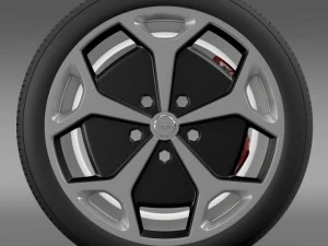 opel ampera wheel 3D Model