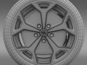 opel ampera wheel 3D Model
