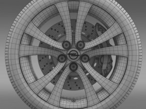 opel insignia wheel 3D-Modell