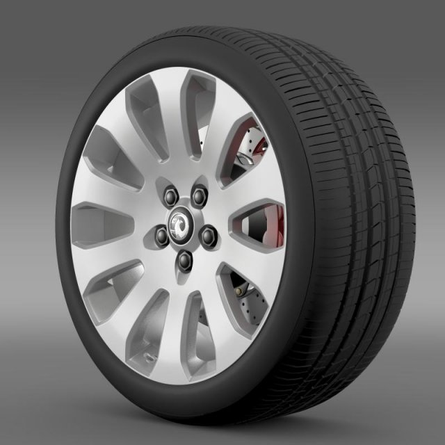 vauxhall insignia wheel 3D 模型 .c4d .max .obj .3ds .fbx .stl .blend 