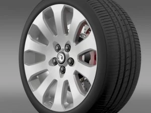 沃克斯豪尔徽章轮 3D 模型