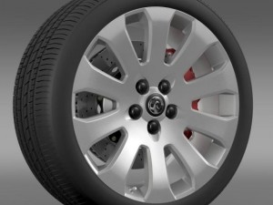 vauxhall insignia wheel 3D 模型