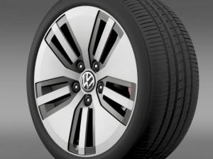 volkswagen e golf wheel 3D Model