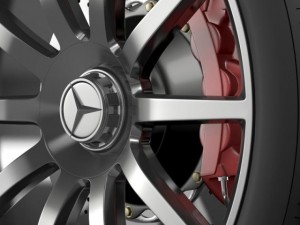 amg mercedes benz s 63 wheel Modelo 3D