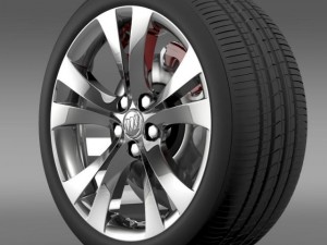 buick regal wheel 3D Model