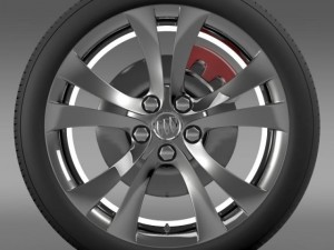 buick regal wheel 3D Модель