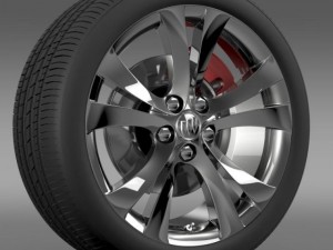 buick regal wheel 3D Модель