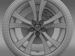 buick regal wheel 3D Модель