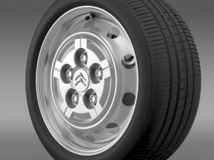 citroen jumper van wheel 3D 모델