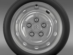 citroen jumper van wheel Modèle 3D