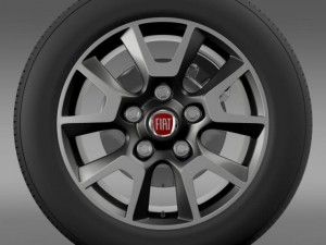 fiat ducato panorama wheel 3D Модель