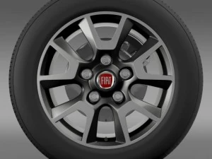 fiat ducato panorama wheel 3D Model