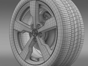 holden volt wheel Modelo 3D