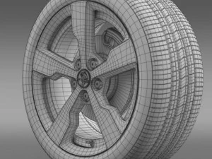 roda de holden volt Modelo 3D