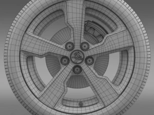 roda de holden volt Modelo 3D