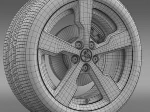 holden volt wheel Modelo 3D