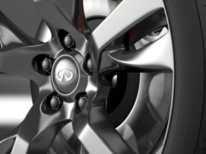 infiniti m wheel 3D Модель