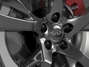 infiniti m wheel 3D Модель