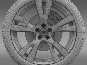 infiniti m wheel 3D Модель