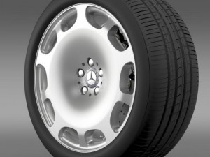 mercedes maybach wheel 3Dモデル