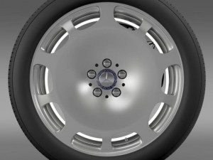mercedes maybach wheel 3D Модель