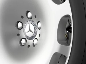 mercedes maybach wheel 3D Model