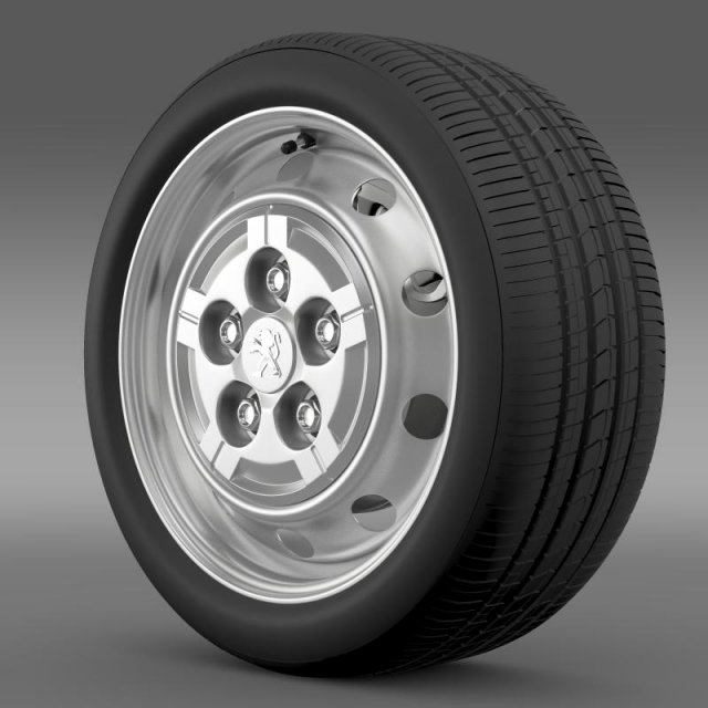 peugeot boxer van wheel 3Dモデル .c4d .max .obj .3ds .fbx .stl .blend 