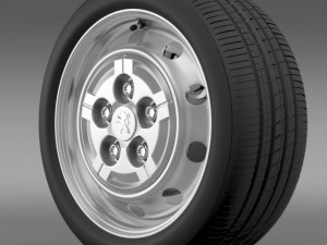 peugeot boxer van wheel 3D मॉडल
