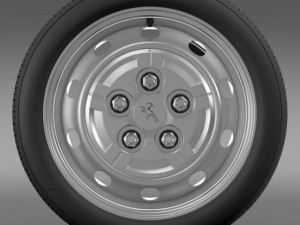 peugeot boxer van wheel 3Dモデル
