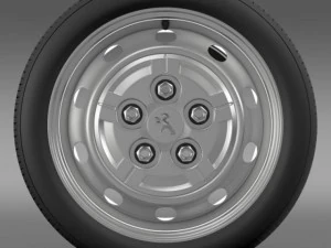 peugeot boxer van wheel 3D Model