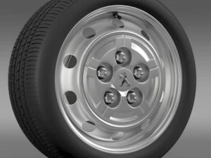 peugeot boxer van wheel 3D Model