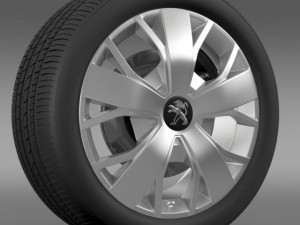 peugeot boxer wheel Model 3D