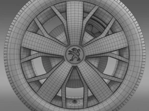 peugeot boxer wheel 3D Model