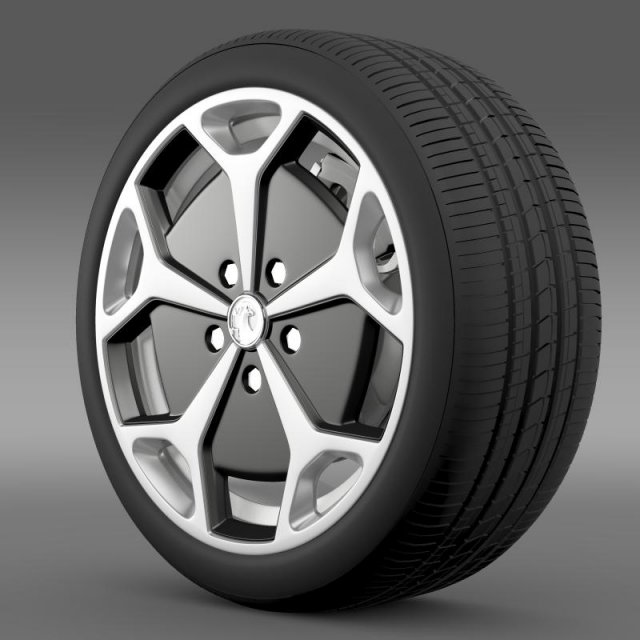 vauxhall ampera wheel 3D Model .c4d .max .obj .3ds .fbx .stl .blend