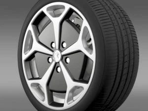 vauxhall ampera wheel 3D Model