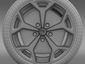 vauxhall ampera wheel 3D Model