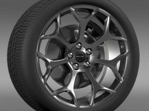 chrysler 300s 2015 wheel Modèle 3D