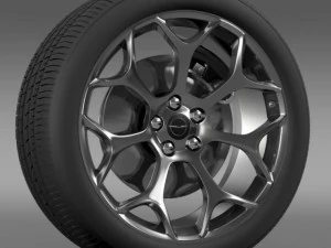 chrysler 300s 2015 wheel 3D Model