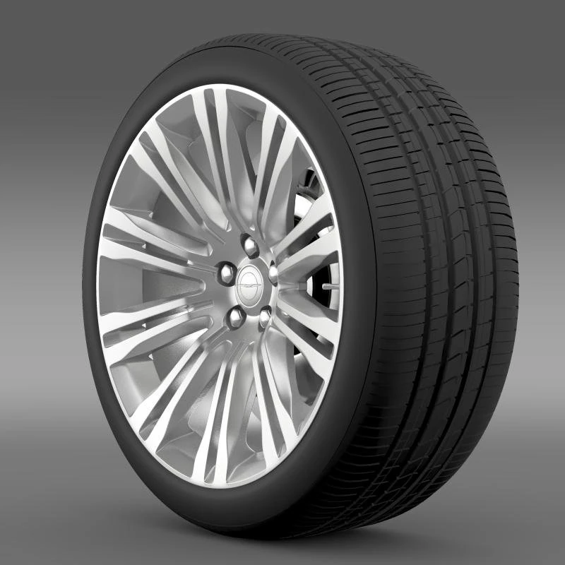 chrysler 300c 2012 wheel 3D Model .c4d .max .obj .3ds .fbx .stl .blend 