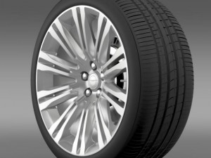 chrysler 300c 2012 wheel 3D-Modell