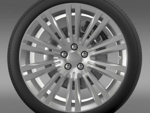 chrysler 300c 2012 wheel Modèle 3D