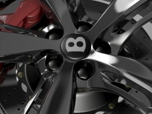 bentley continental gt speed 2015 wheel Modello 3D