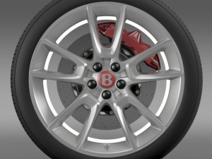 bentley continental gt v8 s 2015 3D Model