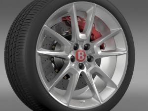 bentley continental gt v8 s 2015 3D Model