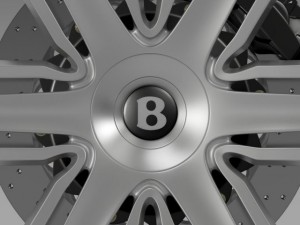 bentley continental gtc 2015 wheel 3D Model