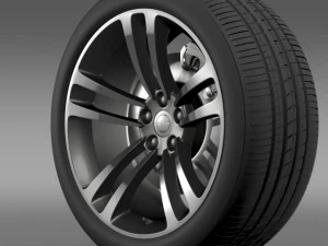 chrysler 300 srt8 core wheel 3D Модель