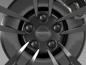 chrysler 300 srt8 core wheel Modèle 3D