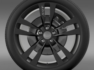 chrysler 300 srt8 satin vapor wheel 3D Model