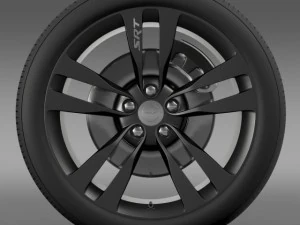 chrysler 300 srt8 satin vapor wheel 3D Model